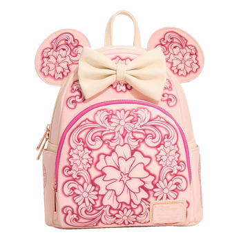 Minnie Mouse Floral Tooling Mini Backpack - Disney, , hi-res view 1